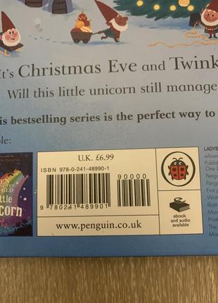 Книжка англійсько новорічна тверда ten minutes to bed: little unicorn's christmas10 фото