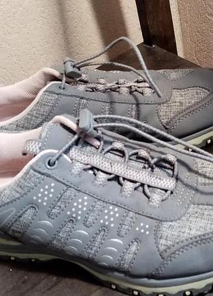 Кросівки сірі з рожевим, р. 38