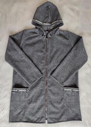 Жіночий сірий кардіган кофта кашемір