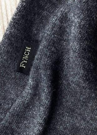 Шикарный шерстяной кашемировый свитер джемпер