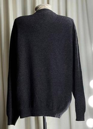 Шикарный шерстяной кашемировый свитер джемпер