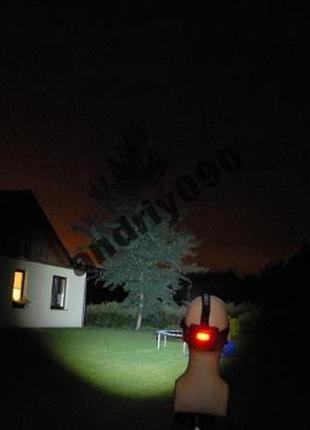 Налобний ліхтарик x-balog bl-2199-t6 (2 зарядні, 2 акумулятори) (2675)8 фото