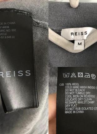 Шерстяная брендовая рубашка шерсть 100% от reiss премиум люкс2 фото