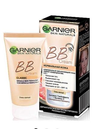 Garnier skin naturals

комплексный увлажняющий bb-крем для нормальной кожи