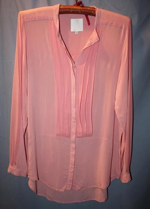 Нежная романтичная розовая блуза рубашка inwear1 фото