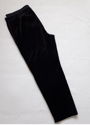 Мегакрутые хлопковые стрейчевые велюровые брюки высокая посадка батал marks & spencer9 фото