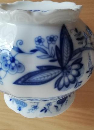 Сахарница фарфоровая echt kobalt mitterteich bavaria германия3 фото