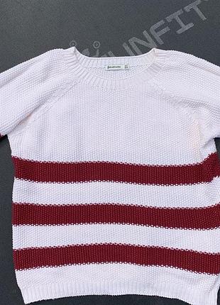 Светр в смужку рукав три чверті