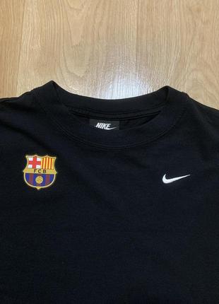 Nike fc barcelona ribbed футболка топ3 фото
