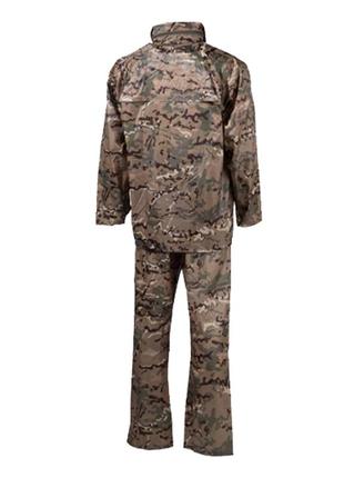 Чоловічий костюм - дощовик "regenanzug" з чохлом / куртка+ штани мультикам / водозахисний комплект розмір m3 фото