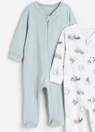 Бавовняний чоловічок / сліп h&m 9-12m