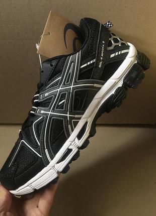 Кросівки asics gel-kahana 8 black white / подростковые и мужские кроссовки асикс чёрные с белым3 фото