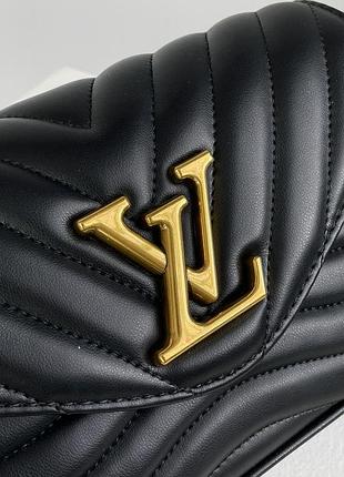 Сумка louis vuitton new wave multi pochette bag black/gold — цена