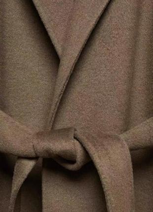 Пальто ручной работы с поясом mango8 фото