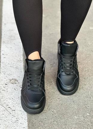 Кроссовки зимние женские сапоги ботинки высокие теплые н5 фото