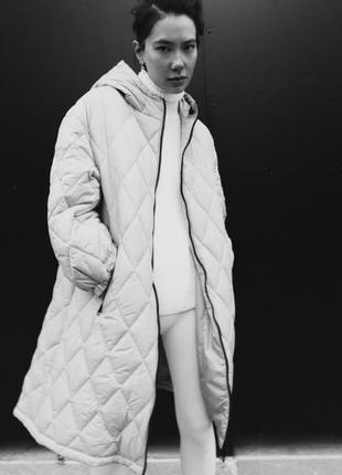Стьобане пальто zara