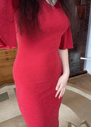 Новое красное платье2 фото