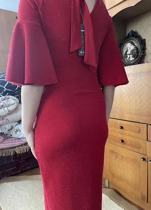 Новое красное платье1 фото