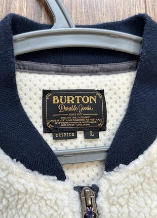 Флісовий бомбер, burton grove sherpa fleece full zip jacket mens3 фото