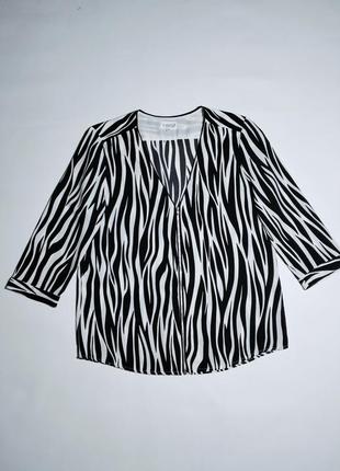Блуза на молнии claudie pierlot zebra print