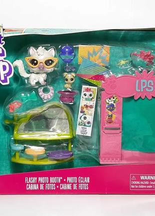 Ігровий набір littlest pet shop фотоательє кішечка та кролик