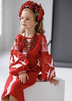 Сукня червона вишиванка