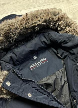 Куртка northland темно синя парка5 фото