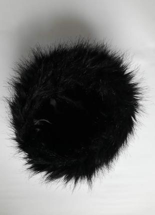 Стильная черная шапка кубанки экомех3 фото