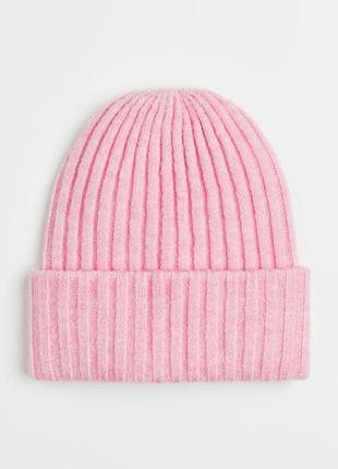 H&m, шапка нежного цвета, мягенькая размер 128-146