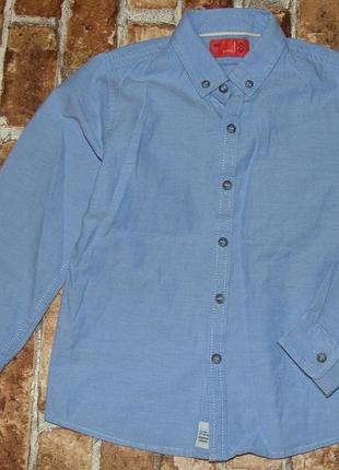 Рубашка хлопковая  мальчику 5 лет next