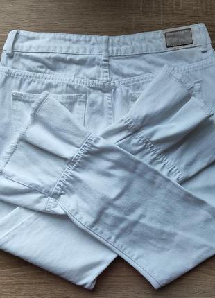 Белые укороченные джинсы denim zara5 фото