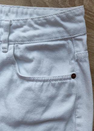 Белые укороченные джинсы denim zara6 фото