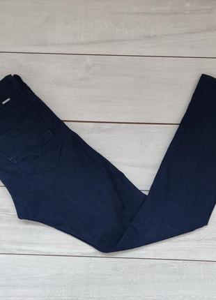 Стрейчеві темно-сині легкі чоловічі джинси w 31 r пояс 41 см slim1 фото