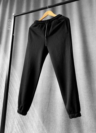 Мужские спортивные штаны трехнить флис s, m, l, xl, xxl, xxxl2 фото