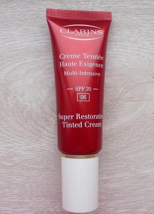 Антивіковий тональний крем clarins multi-intensive super restorative spf20 тон 06 caramel2 фото