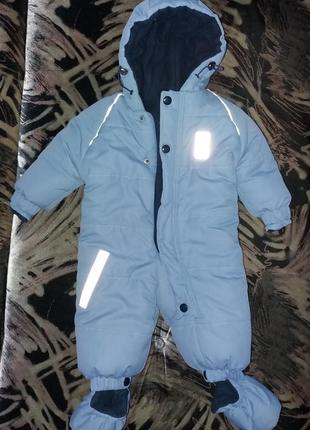 Обмен комбинезон зимний для малышей, размер 74