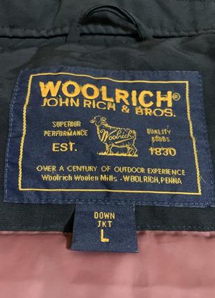 Пуховик куртка woolrich чорна8 фото