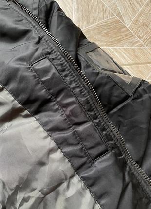 Курточка бомбер the rare y2k weekend h&m xo nylon bomber jacket black hype6 фото