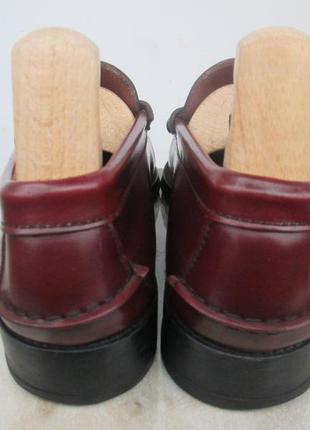 Кожаные туфли лоферы "аrtesanos сamiseros " 40 р. ( 26.5 см). испания.3 фото
