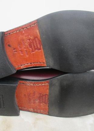Кожаные туфли лоферы "аrtesanos сamiseros " 40 р. ( 26.5 см). испания.4 фото
