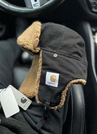 Шапка ушанка carhartt