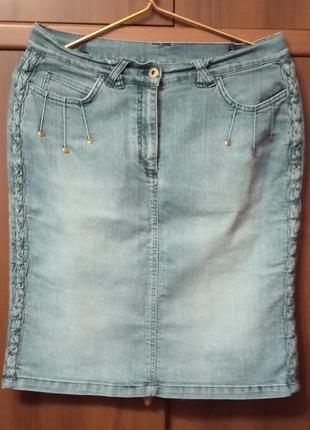 Юбка джинсовая