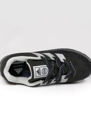 Мужские замшевые кроссовки на весну в стиле adidas adimatic 🆕 замшевые кеды адидас7 фото