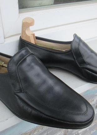Кожаные туфли лоферы "grenson " 40 р. ( 26.5 см). английская).7 фото