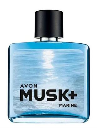 Musk marine + туалетна вода для нього (75 мл) avon маск маріне ейвон