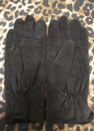 Кожаные женские перчатки2 фото