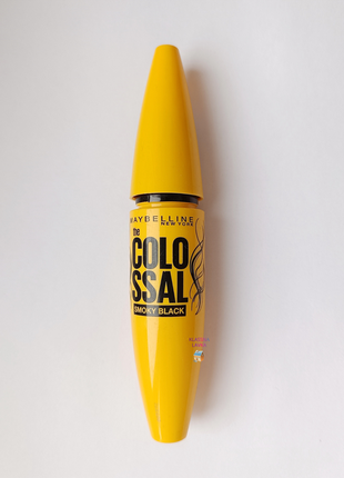 Тушь для ресниц maybelline the colossal smoky black