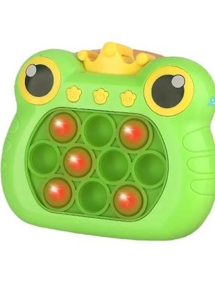 Дитяча інтерактивна розвивальна іграшка ігрова консоль антистрес електронний pop it pro 4 режими +