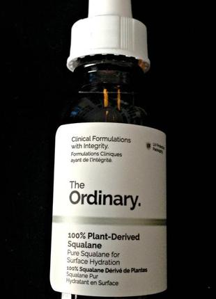 Скваленовое масло the ordinary 100% plant-derived squalane oil1 фото