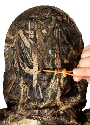 Мужской маскировочный костюм куртка с капюшоном + брюки / камуфляжный комплект camotec hunter vent grid "тихие8 фото